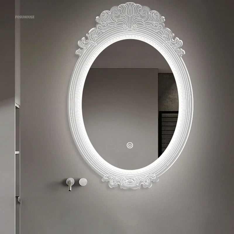 French Retro Bath Mirror