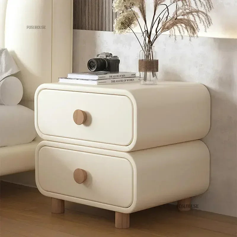 Nordic Solid Wood Nightstand