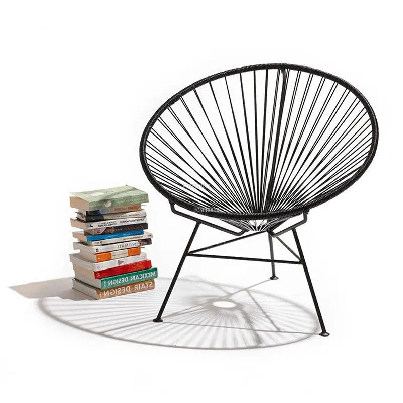 Rattan Round Lounge Chair