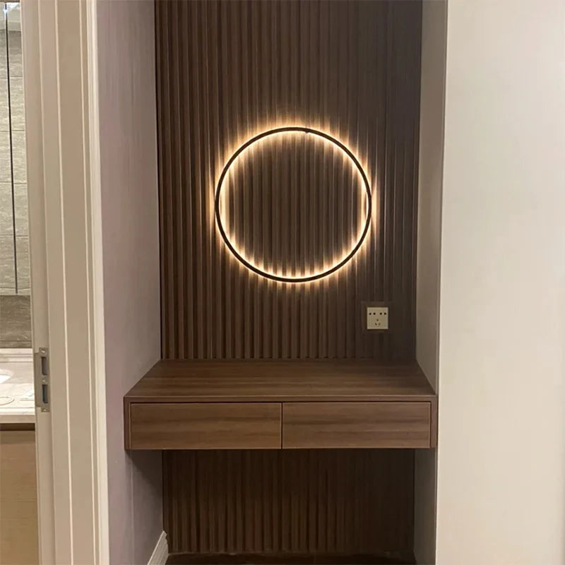 Bedroom Ring Wall Light